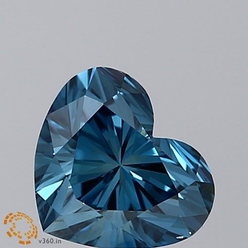 Fancy Blue Color CVD Solitaire Diamonds