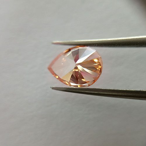 Pear Shape Fancy Colored Lab Grown Diamond