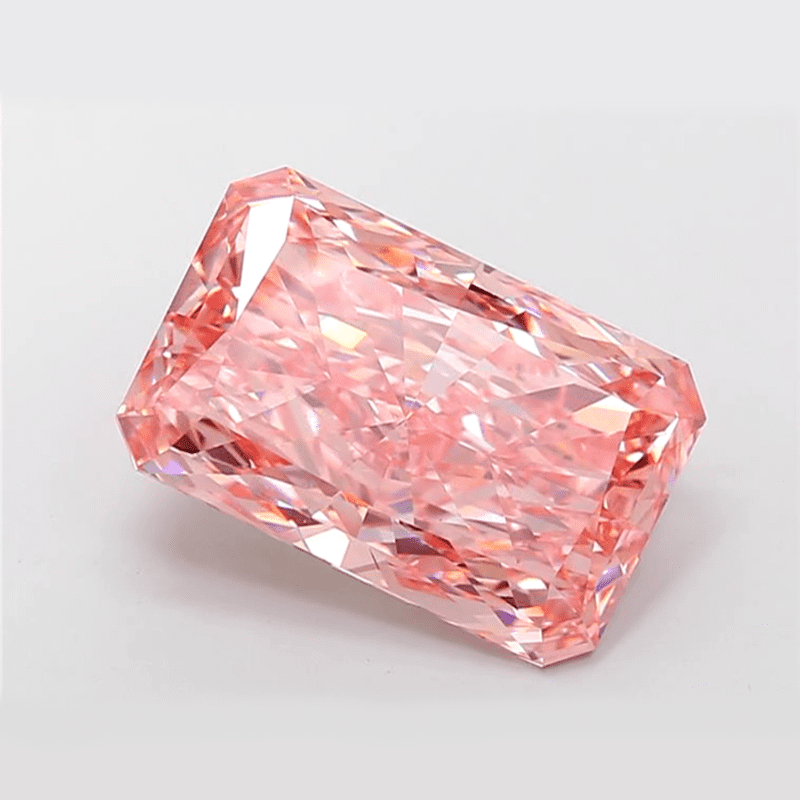 10.03 CT FANCY VIVID PINK RADIENT SHAPE
