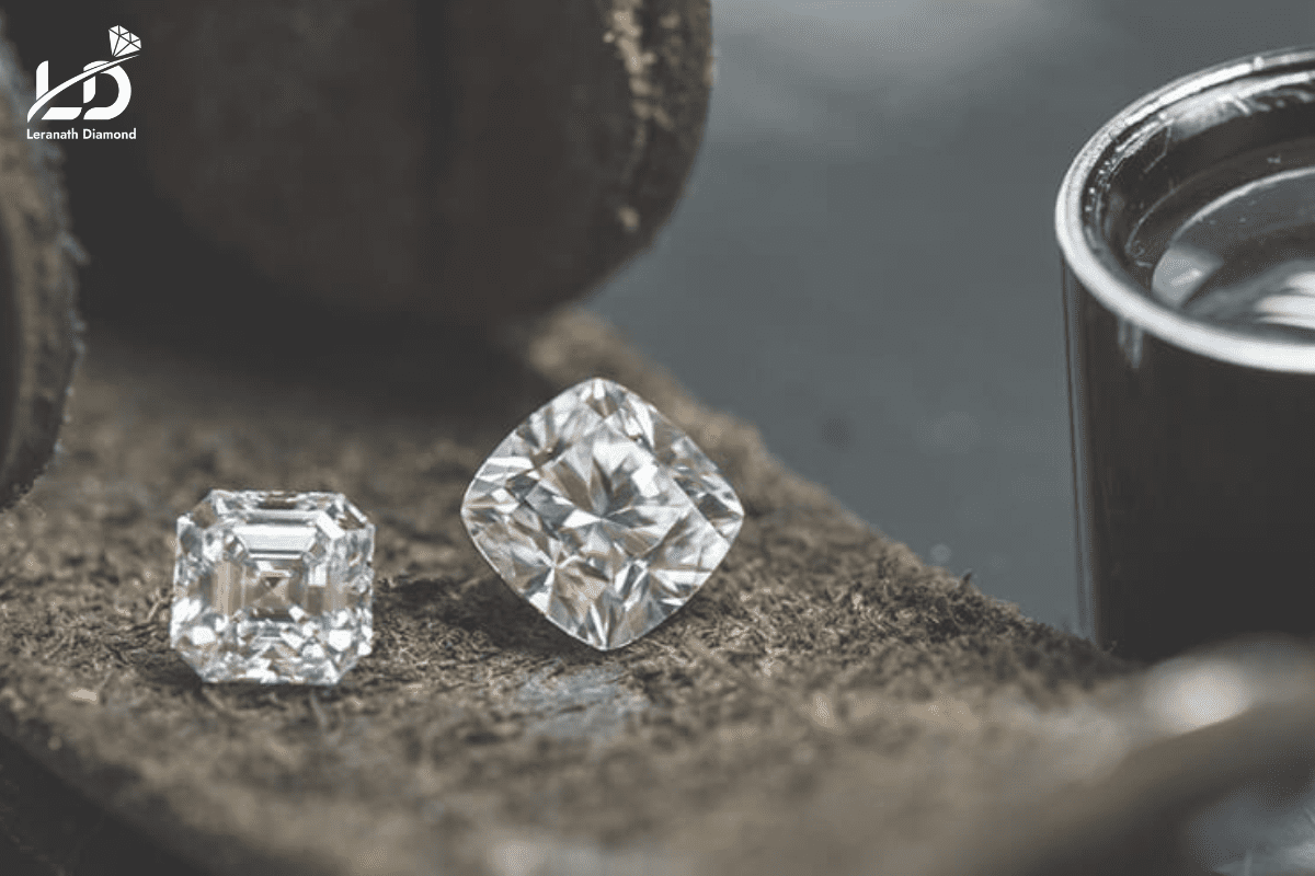 Lab grown diamond sparkle